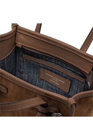 Miss Marcella bag crafted from soft suede GIANNI CHIARINI | BS12085CMFR099